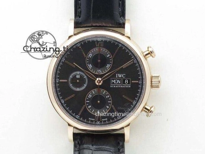 MIROTIME 0512 MoistureWicking Da Vinci IW356601 SS MKF 1:1 Best Edition Blue Dial On Black Leather Strap A 7233